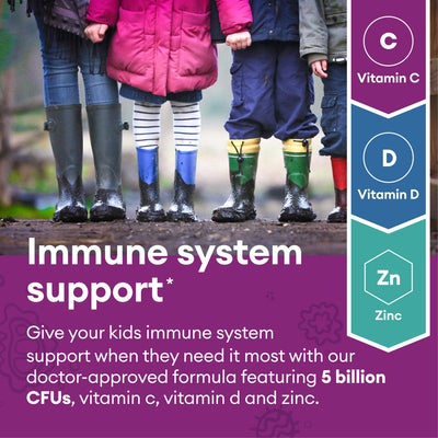 Physician's Choice Immune System Support. Supplement includes vitamin C, D, and Zinc.