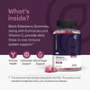 Physician's Choice Elderberry Gummies for immune health, antioxidant support, and blood sugar support