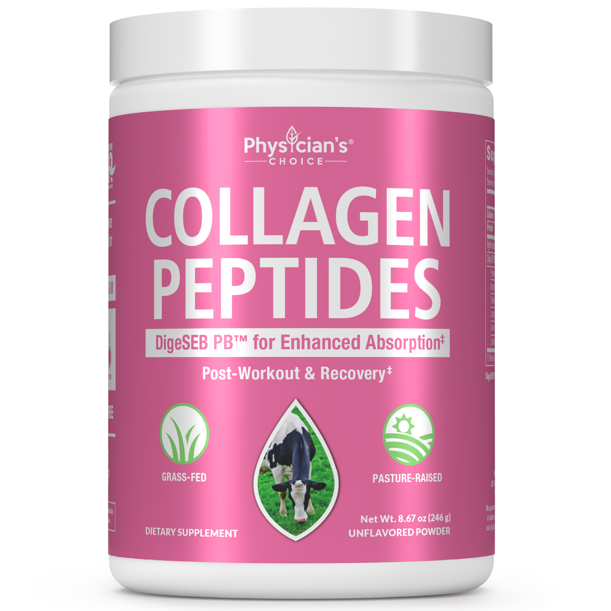 Physician's Choice Collagen Peptides Powder with DigeSEB 246 grams