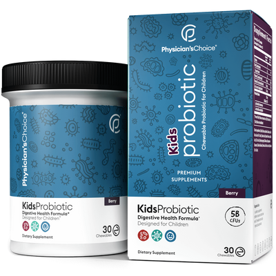 Physician's Choice Berry Chewable Probiotics for Children.