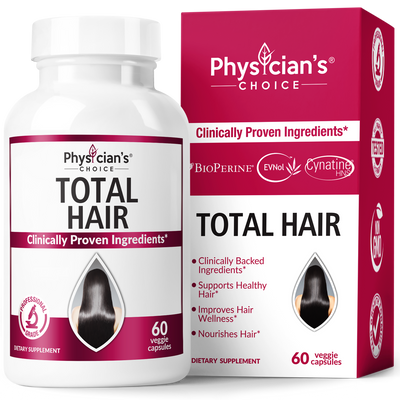 Physician's Choice Total Hair with BioPerine and Cynatine HNS